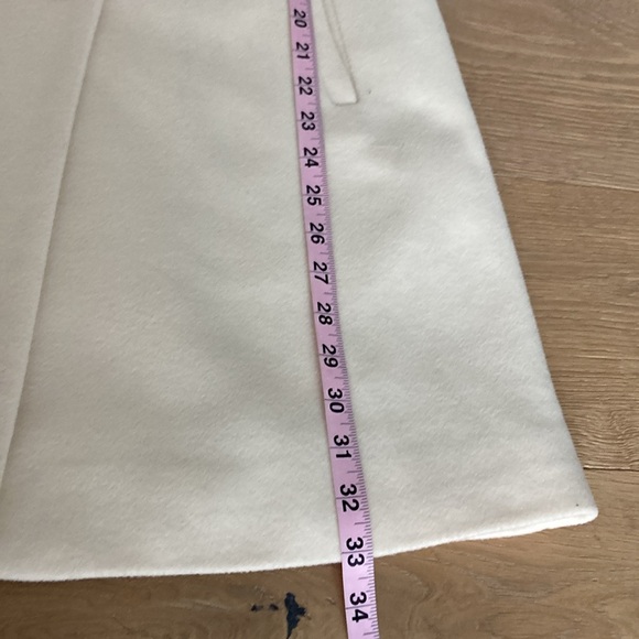 Anne Klein Cream Wool Winter  Coat - Picture 5 of 11